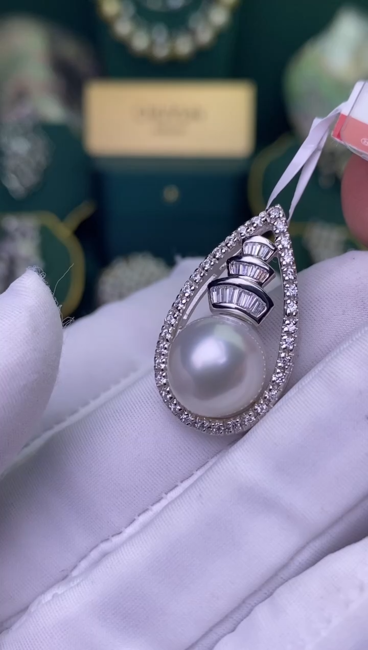 【闪购商品】海水珍珠颈饰银S925镶嵌1