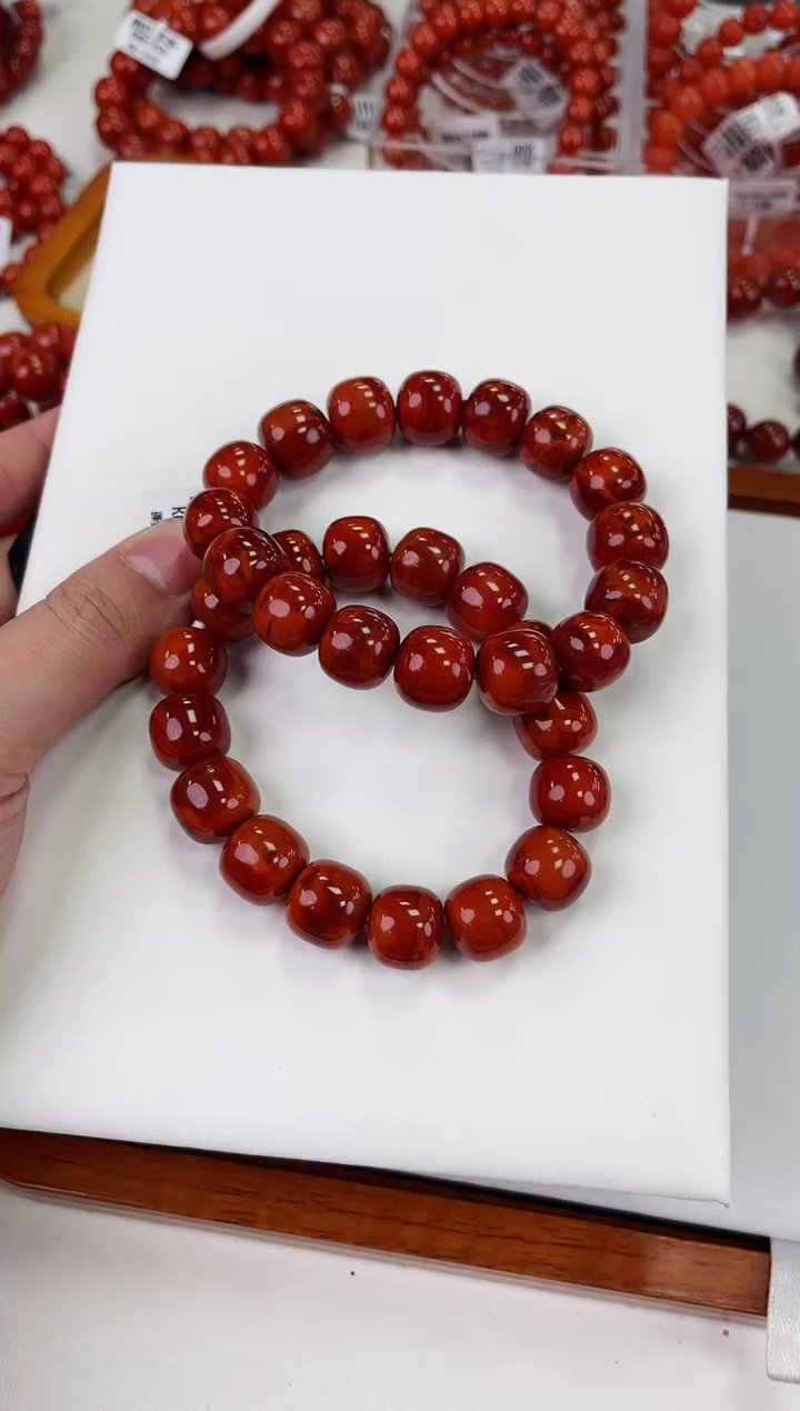 【闪购商品】南红玛瑙瓦西老型手串14+未镶嵌（多样式发其一）