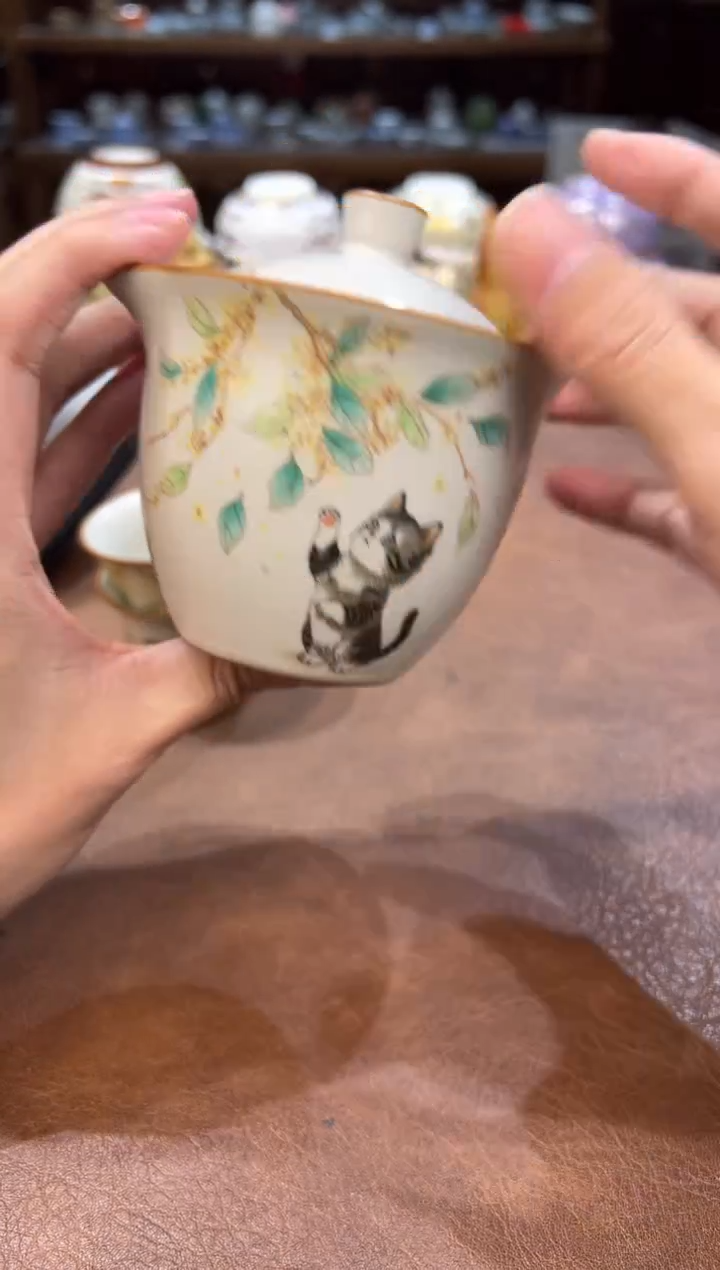 真的很便宜会开片的旅行茶具