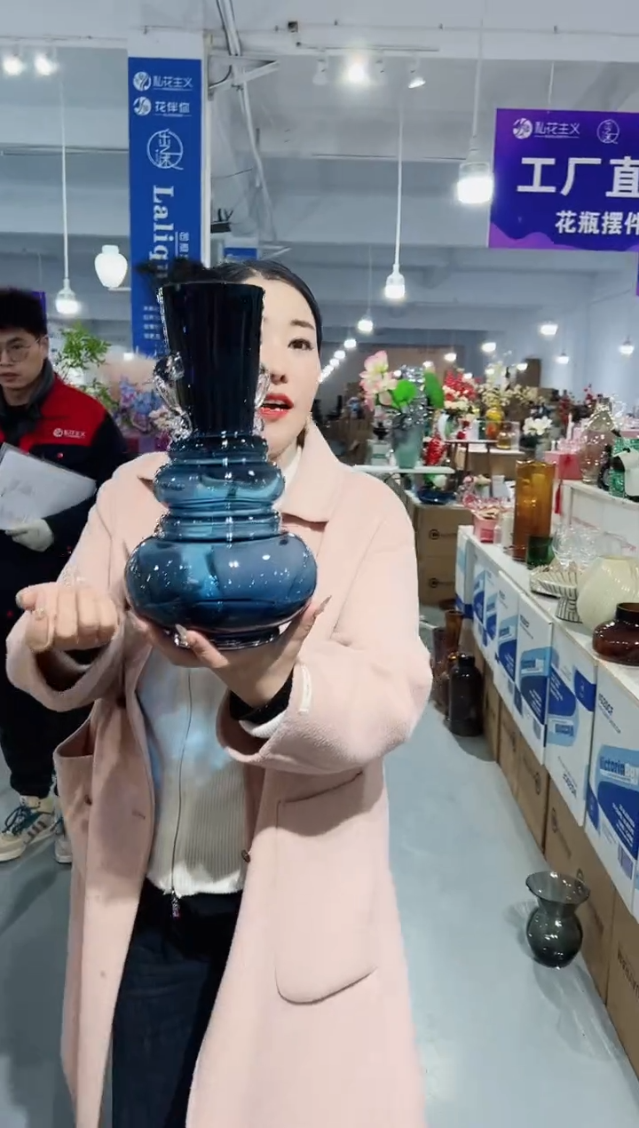 【闪购商品】玻璃花伴你花瓶微瑕-9NSG