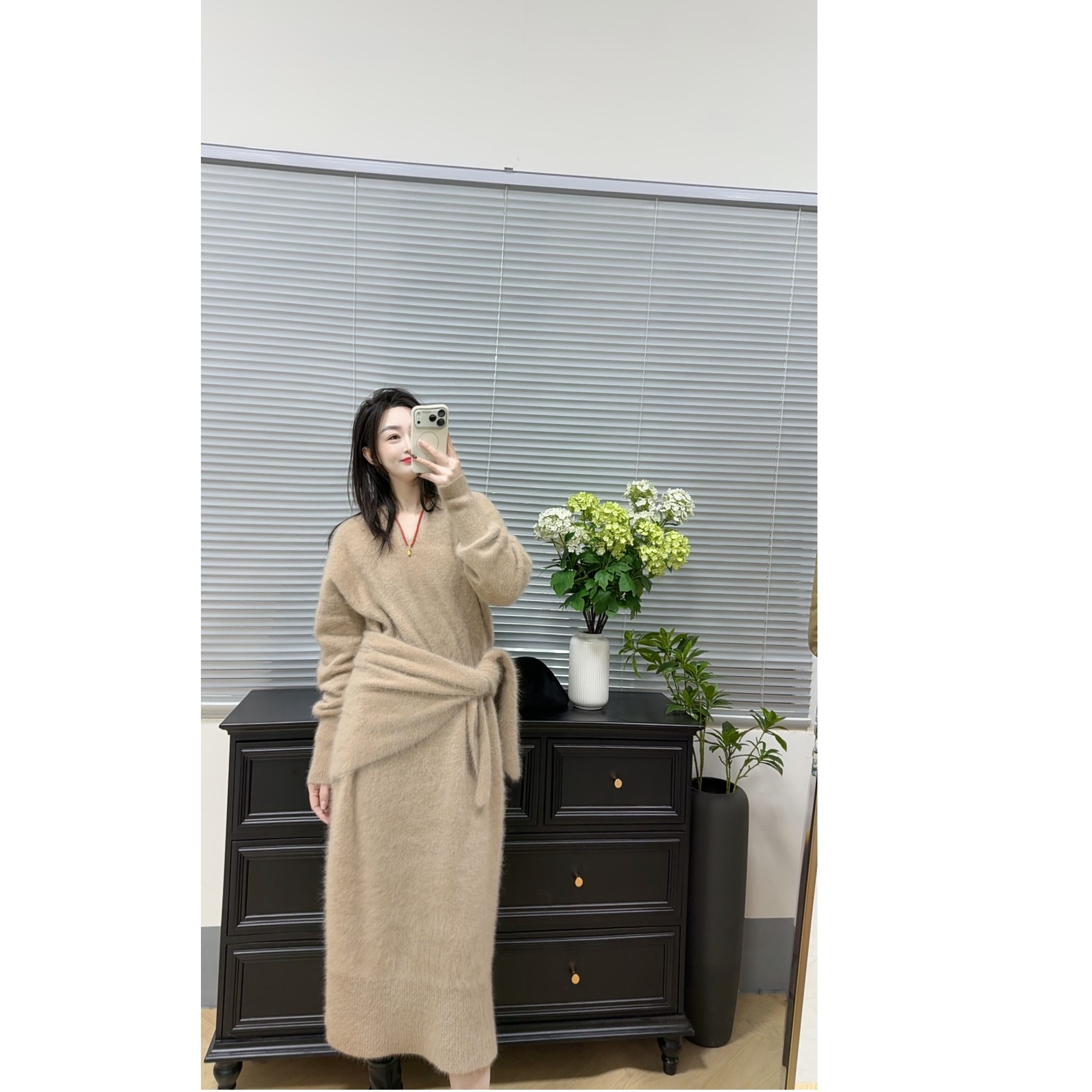 【特种小动物毛毛】“谁穿都好看”慵懒风长裙054