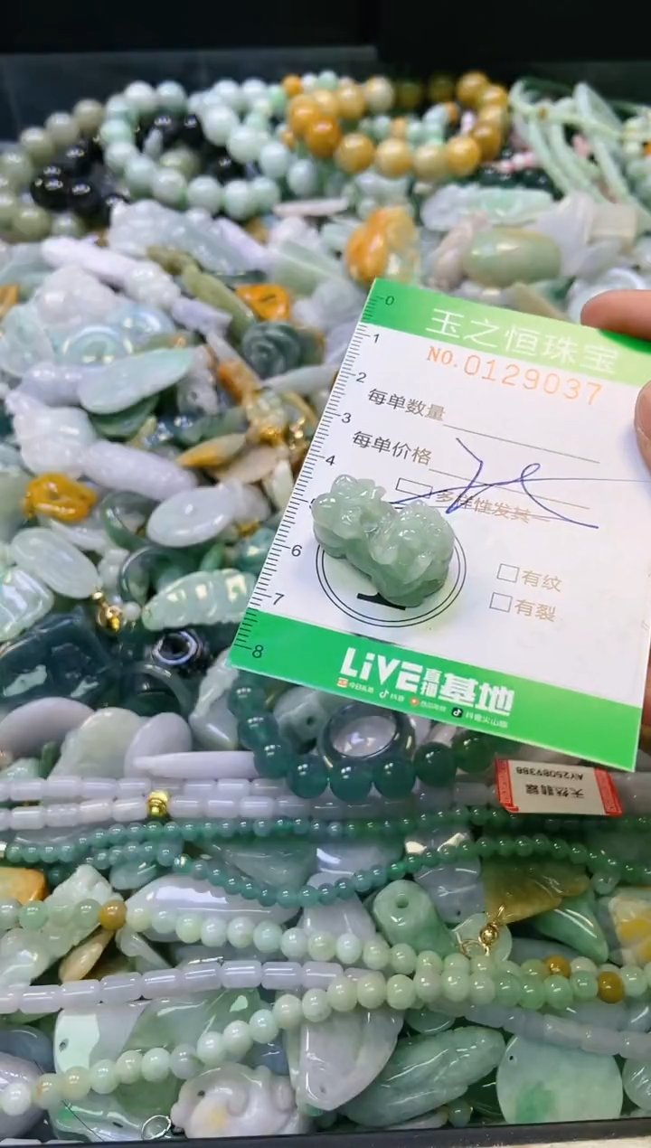 翡翠未镶嵌颈饰闪购0129037