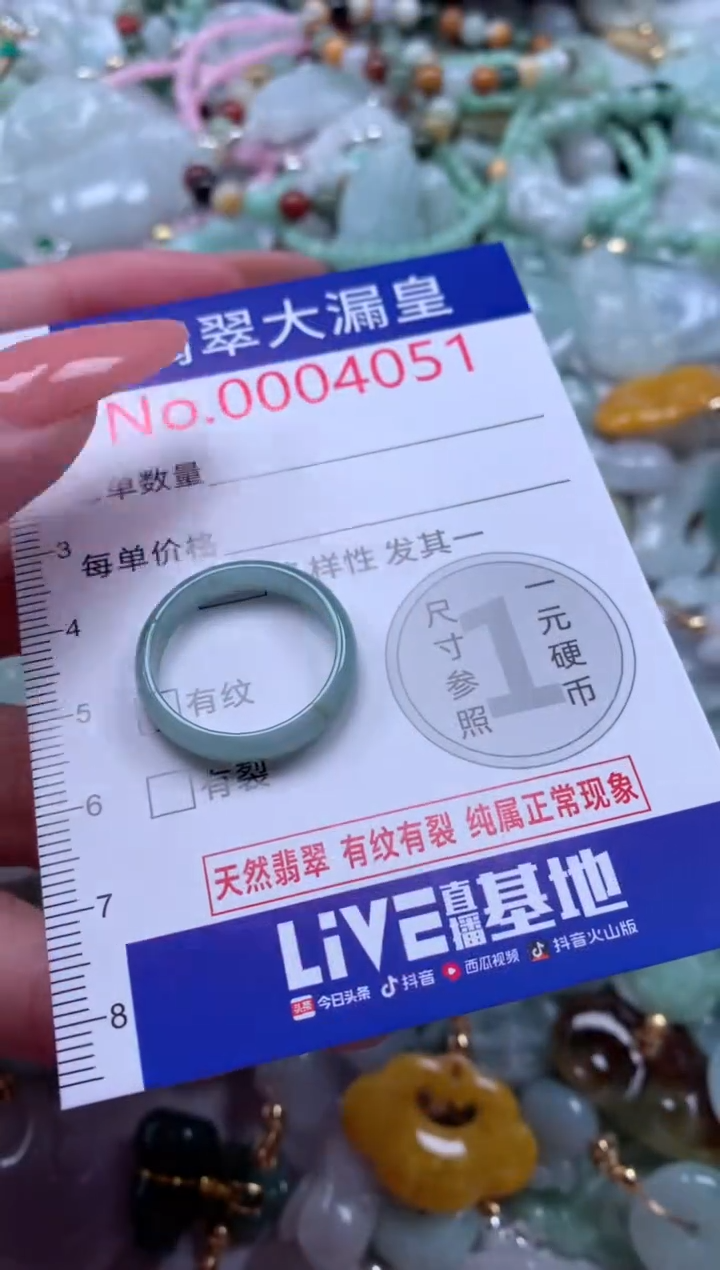 翡翠未镶嵌吊坠(不含链)4051