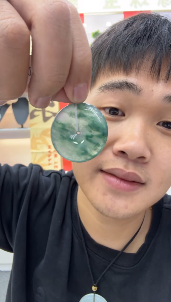 【闪购商品】翡翠颈饰未镶嵌天然翡翠A货孤品一件