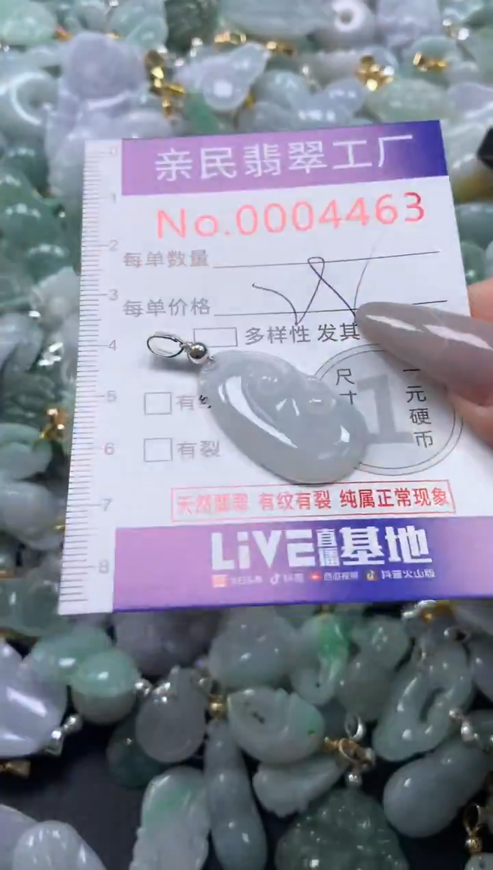 颈饰未镶嵌翡翠4463