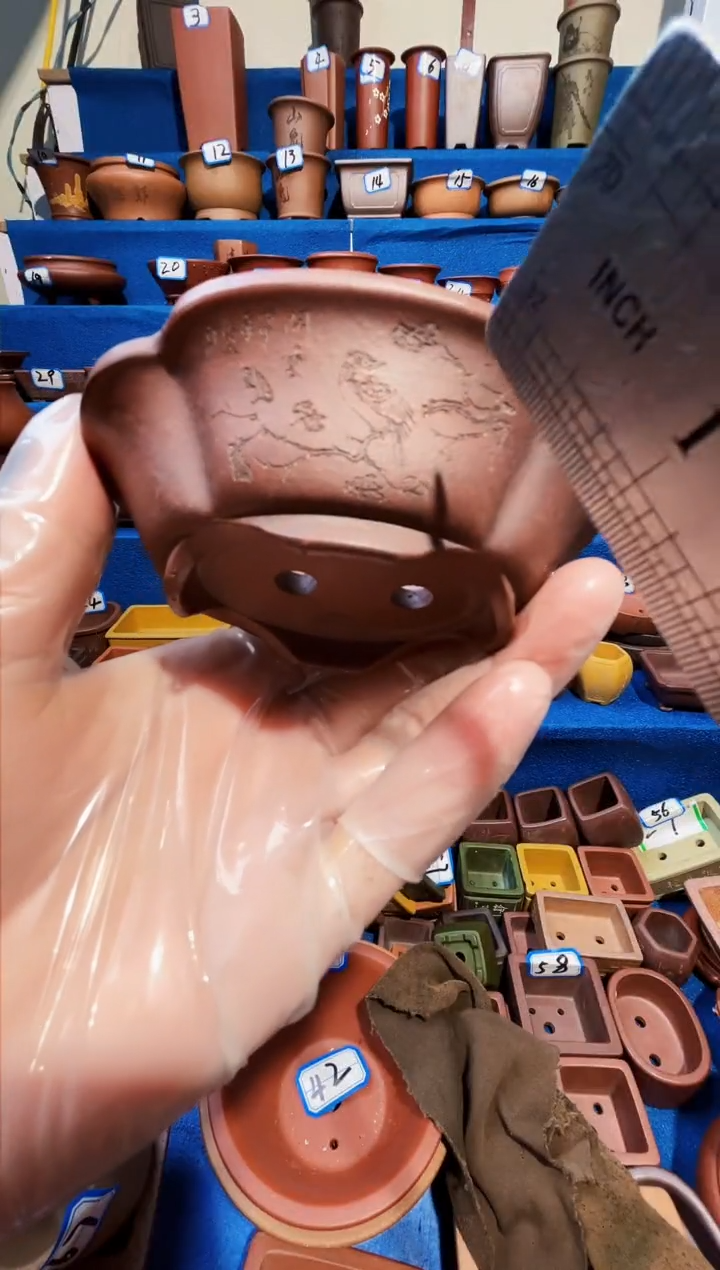 【闪购商品】紫砂紫砂花盆8.5*7*2