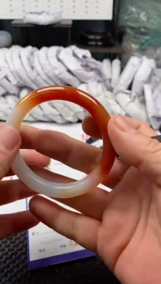 【闪购商品】玛瑙/玉髓手镯未镶嵌65-58多样性发货看清圈口下单