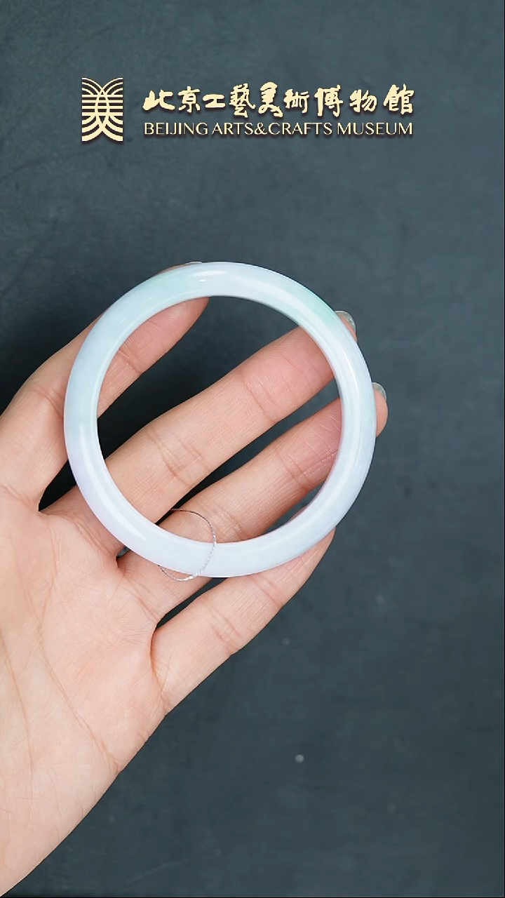 【闪购商品】翡翠手镯未镶嵌B0215GMD052天然翡翠春彩手镯