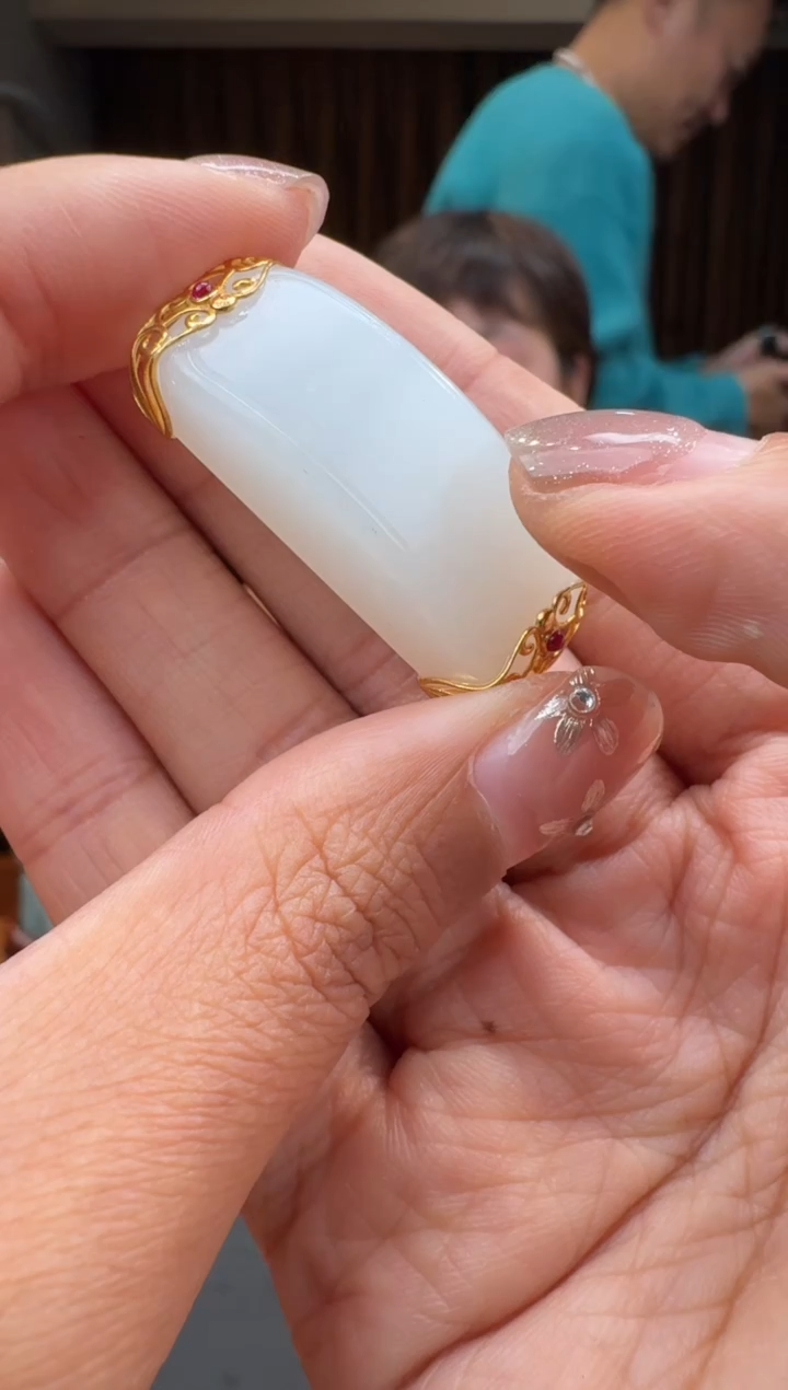 【闪购商品】和田玉9618K金镶嵌2.2门姐多样性发货