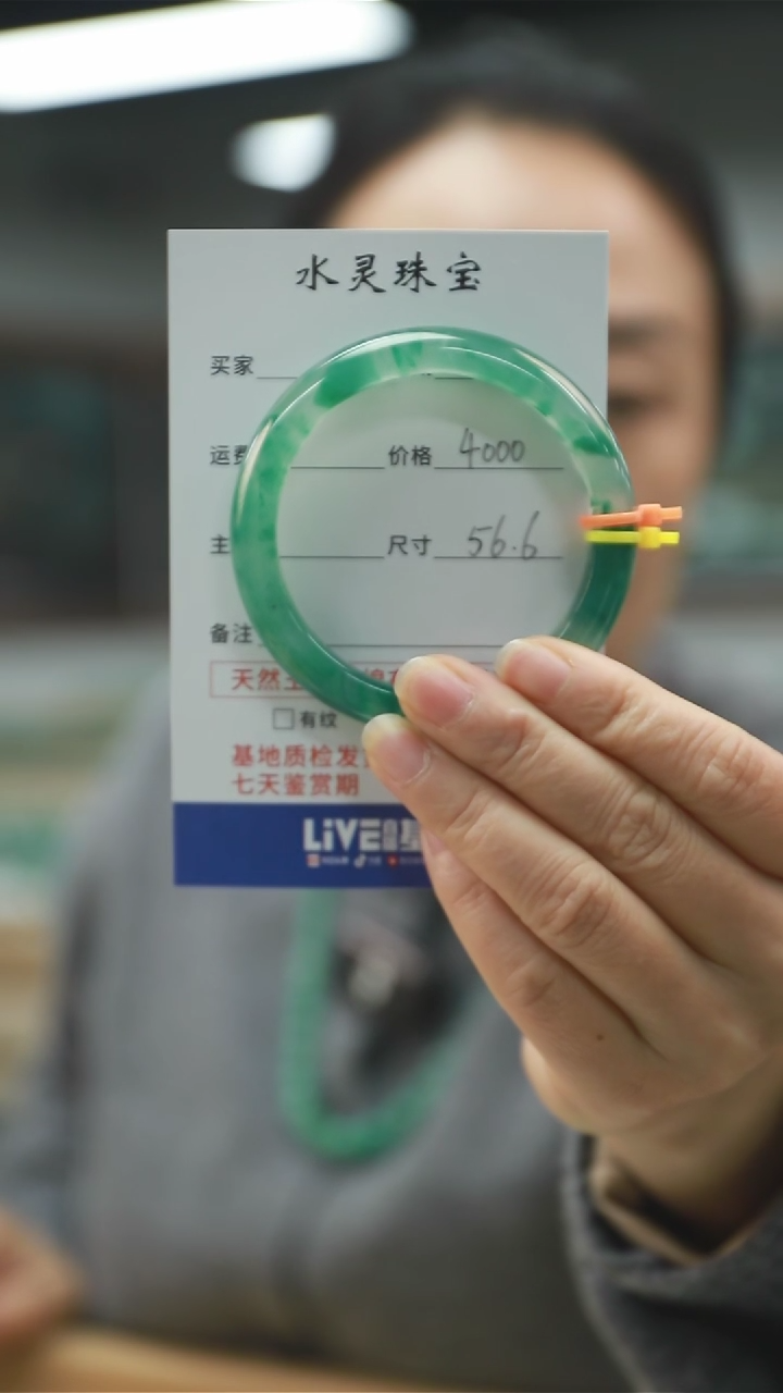 【闪购商品】石英质玉手镯未镶嵌天然独龙玉手镯圈口56.6