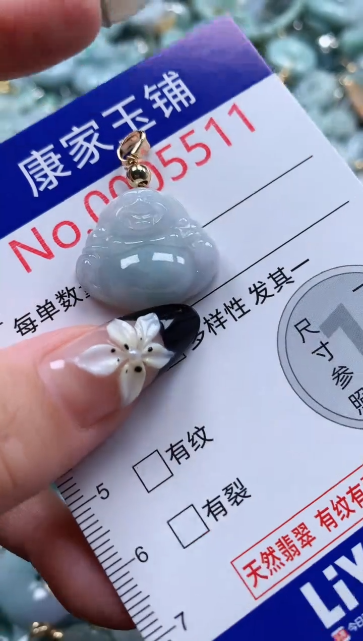 翡翠未镶嵌吊坠(不含链)5511