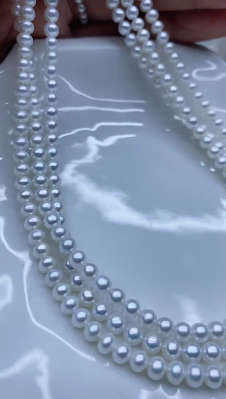 项链银S925镶嵌淡水珍珠项链多样性发其一