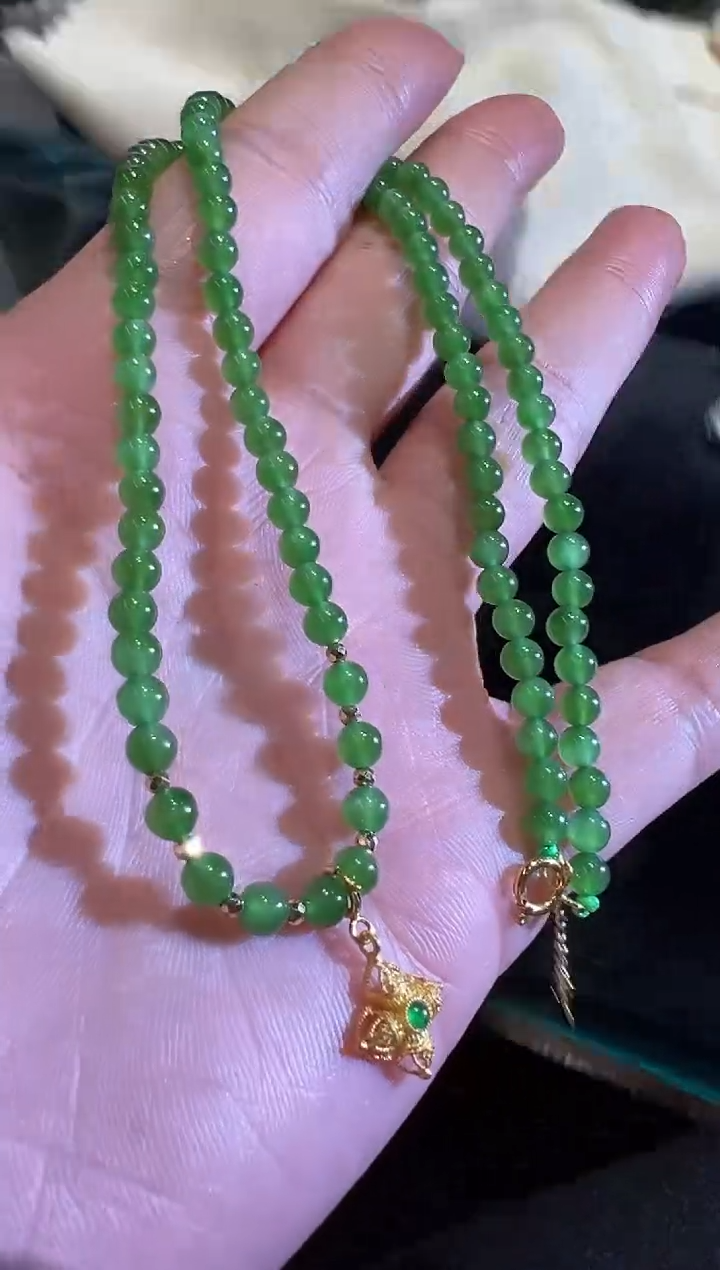 颈饰未镶嵌和田玉和田玉项链