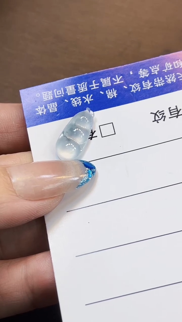 裸石翡翠CJX32高冰福豆