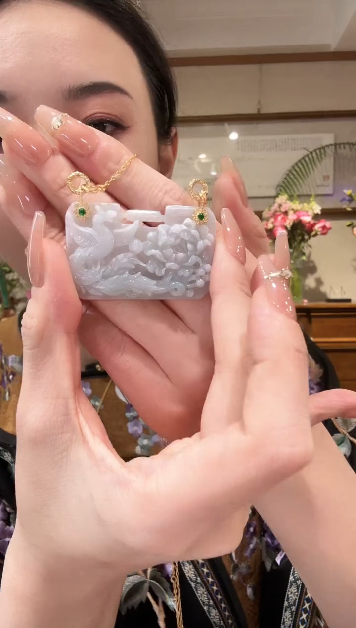 【闪购商品】翡翠颈饰未镶嵌国风