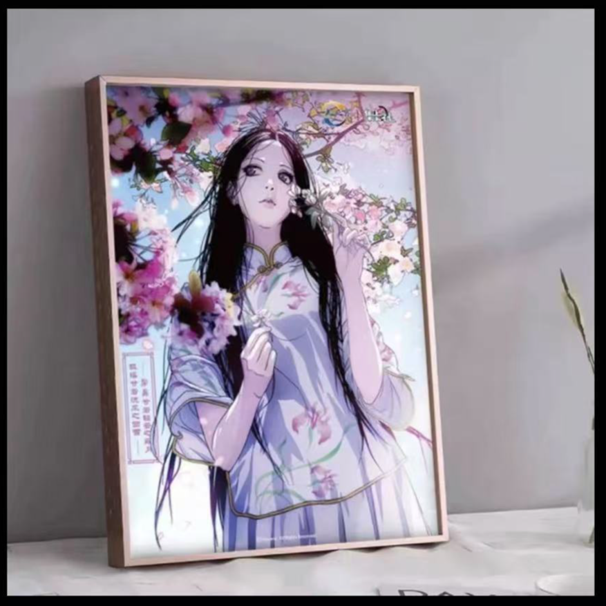 集卡社一人之下冯宝宝实木画框