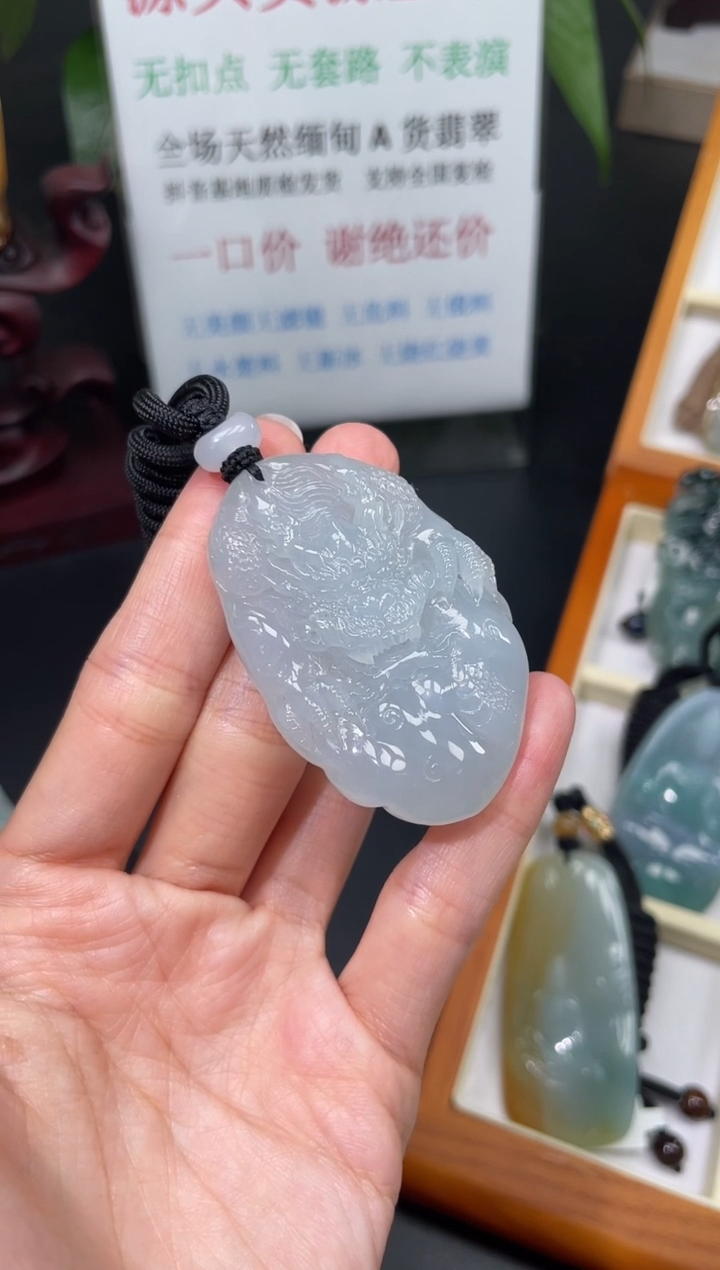 【闪购商品】翡翠颈饰未镶嵌龙