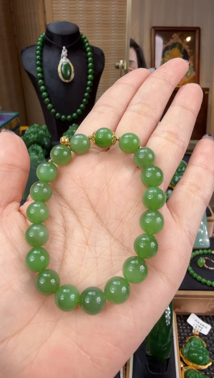 【闪购商品】和田玉（碧玉）手串未镶嵌 