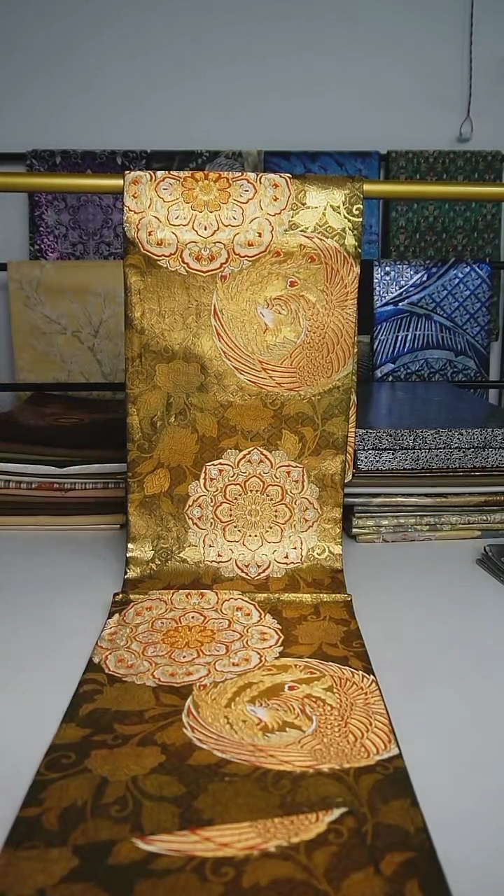 【闪购商品】织绣19 单面全通佐贺锦宝相花