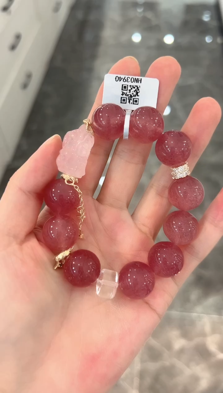 未镶嵌手串石英质玉手串