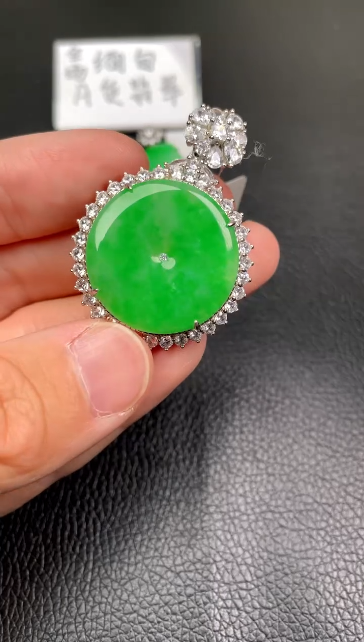 【闪购商品】翡翠吊坠(不含链)银S925镶嵌dz