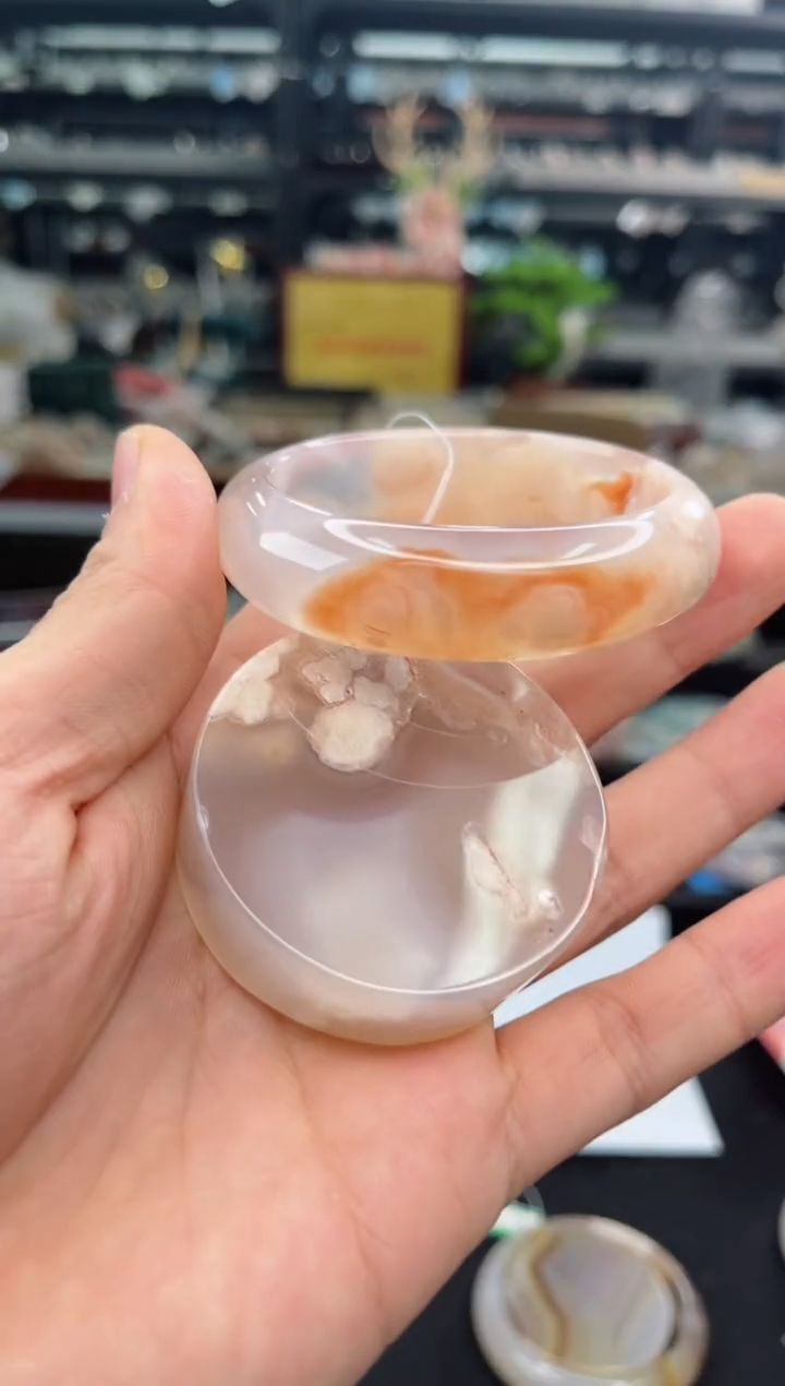 【闪购商品】石英质玉手镯未镶嵌52圈口（赠品镯心）3505243