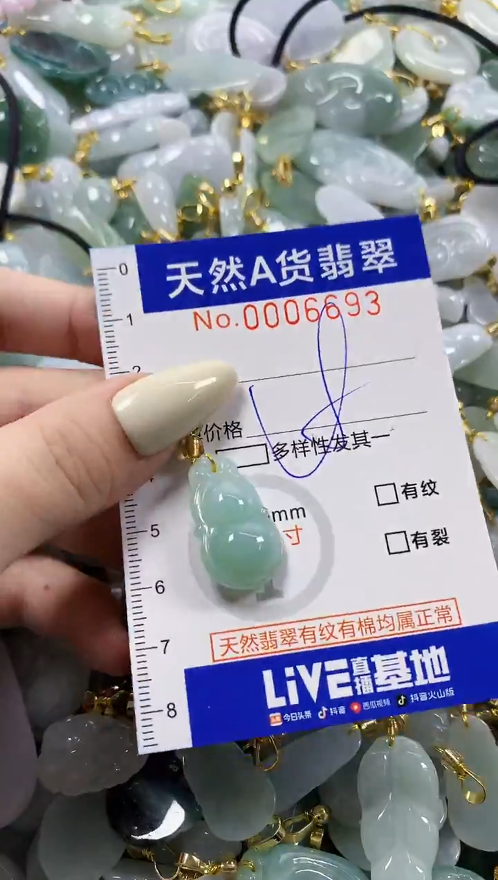 颈饰未镶嵌翡翠天然A货翡翠