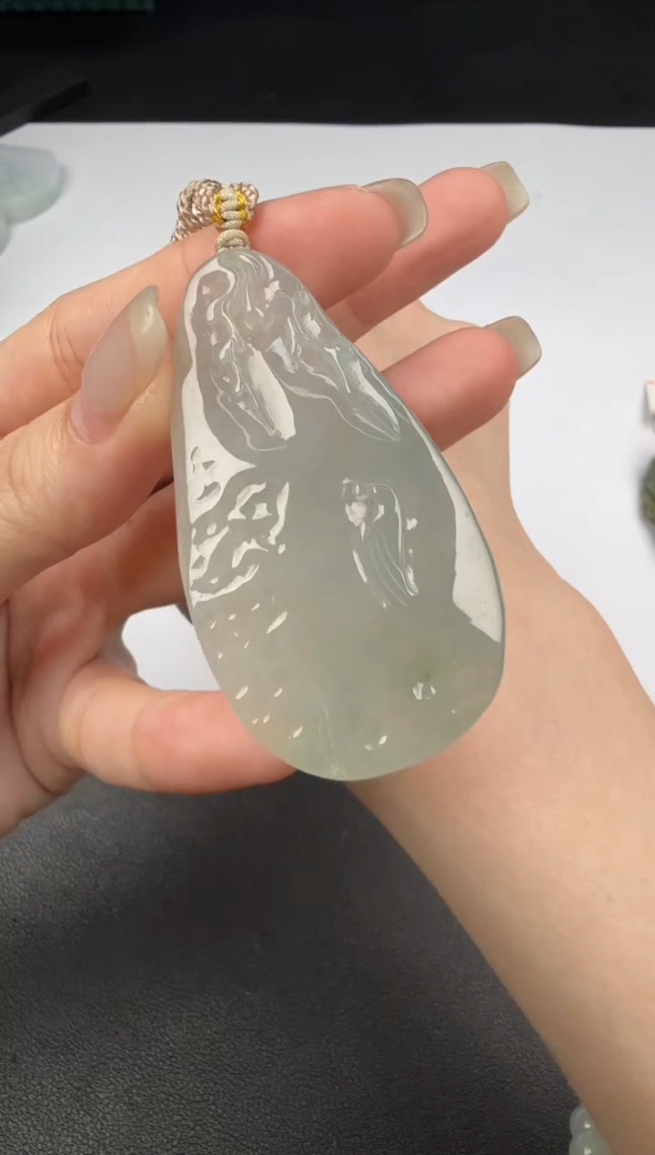 吊坠(不含链)未镶嵌翡翠翡翠饰品-94