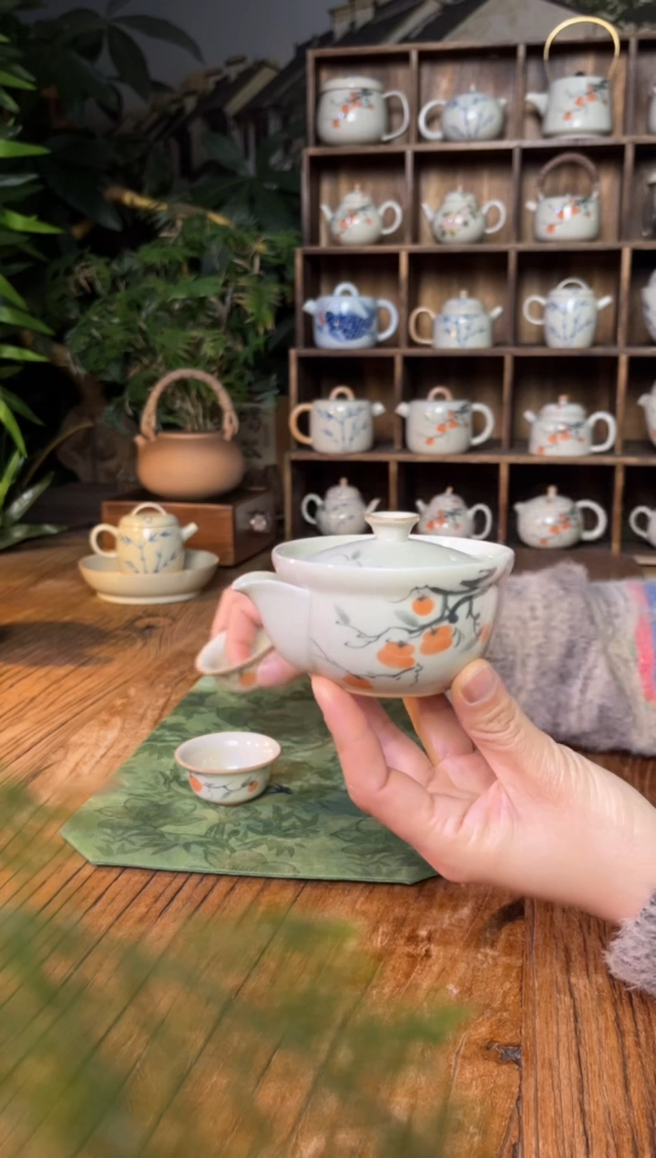 【闪购商品】手绘柿柿如意【单手抓】