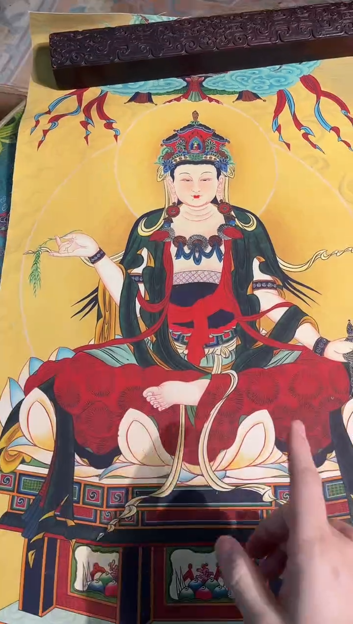 卷轴画路路的唐卡tk160
