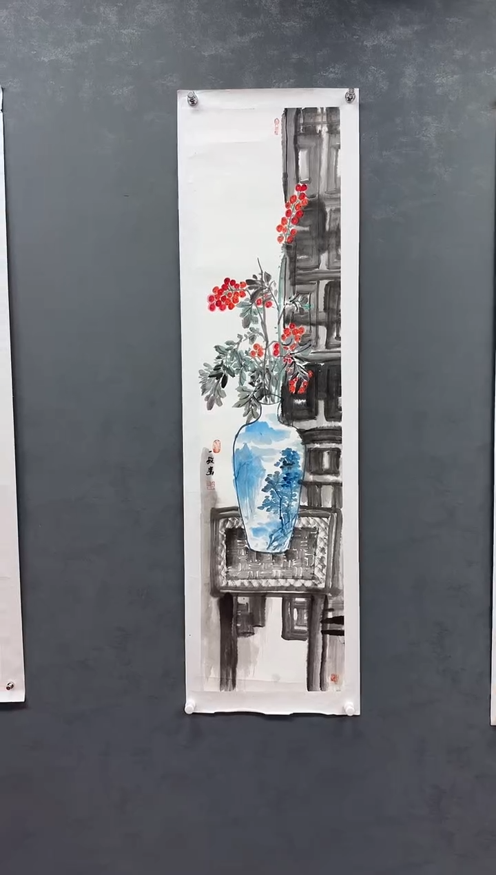 【闪购商品】国画一画庐美术馆申一孜老师国画作品10-1
