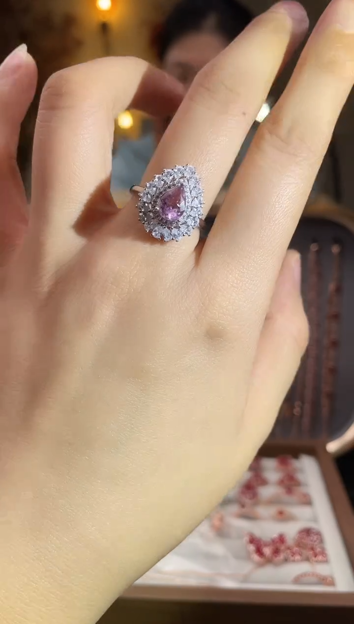 银S925镶嵌手饰碧玺手饰