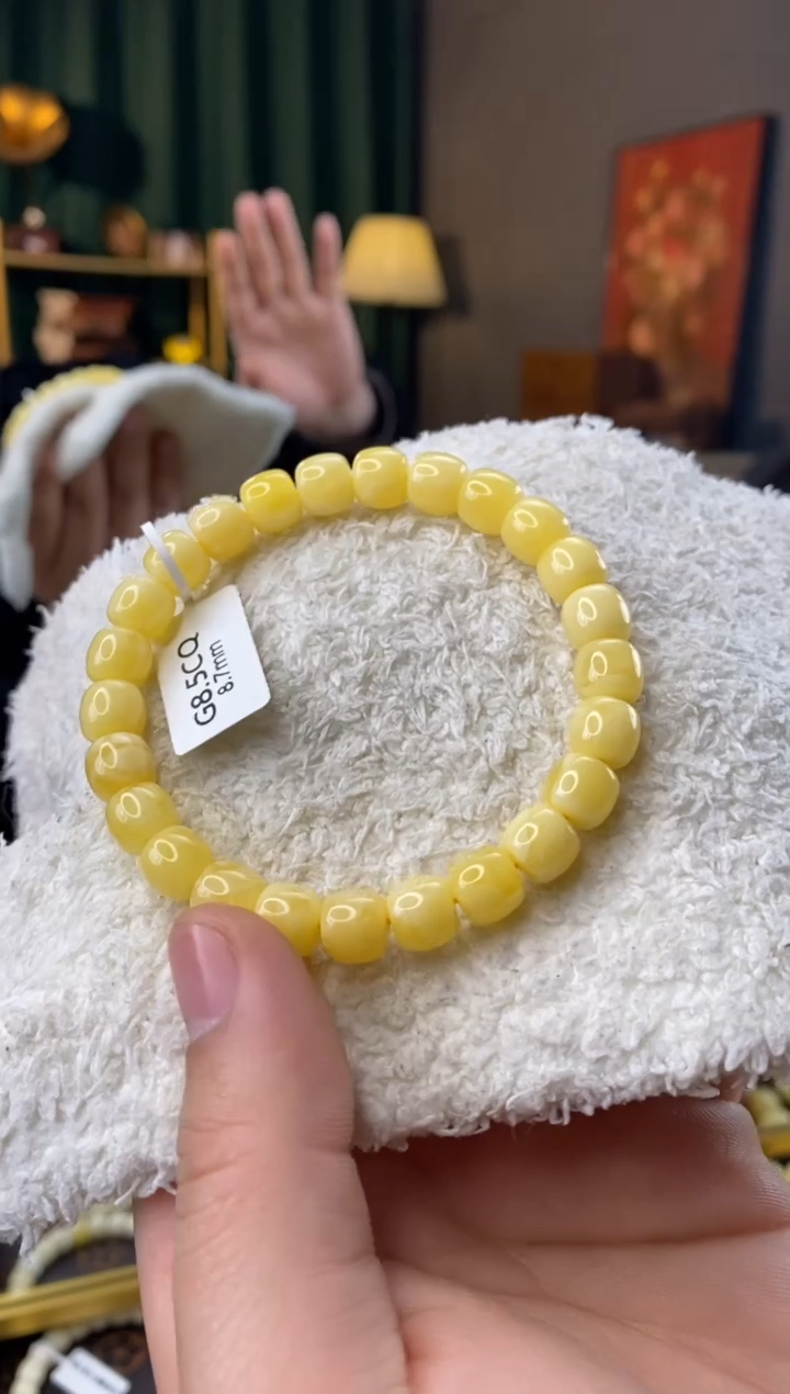 【闪购商品】蜜蜡手串未镶嵌8.7mm老型
