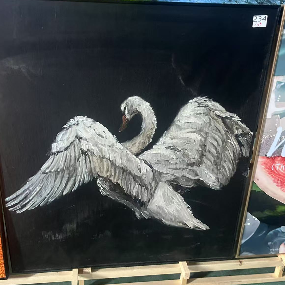 234--天鹅装饰画