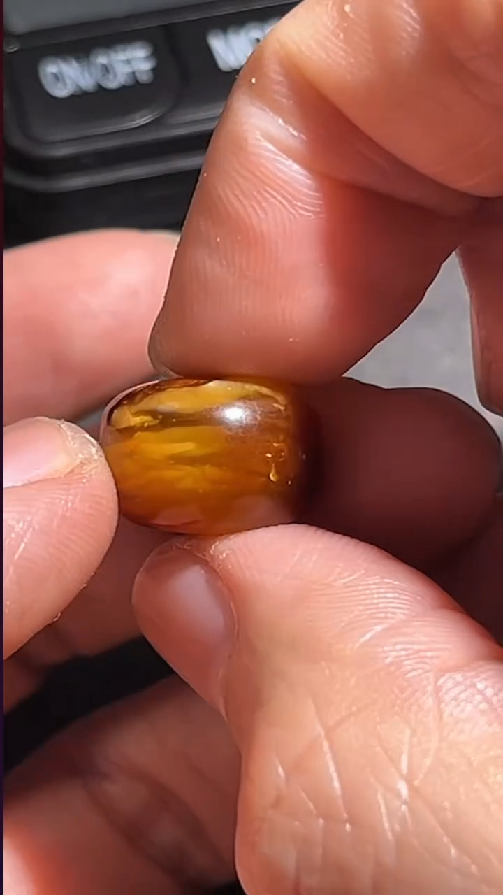 蜜蜡颈饰未镶嵌pz1201-146约14.5mm