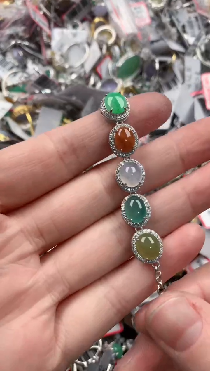 银S925镶嵌戒指翡翠333                 7