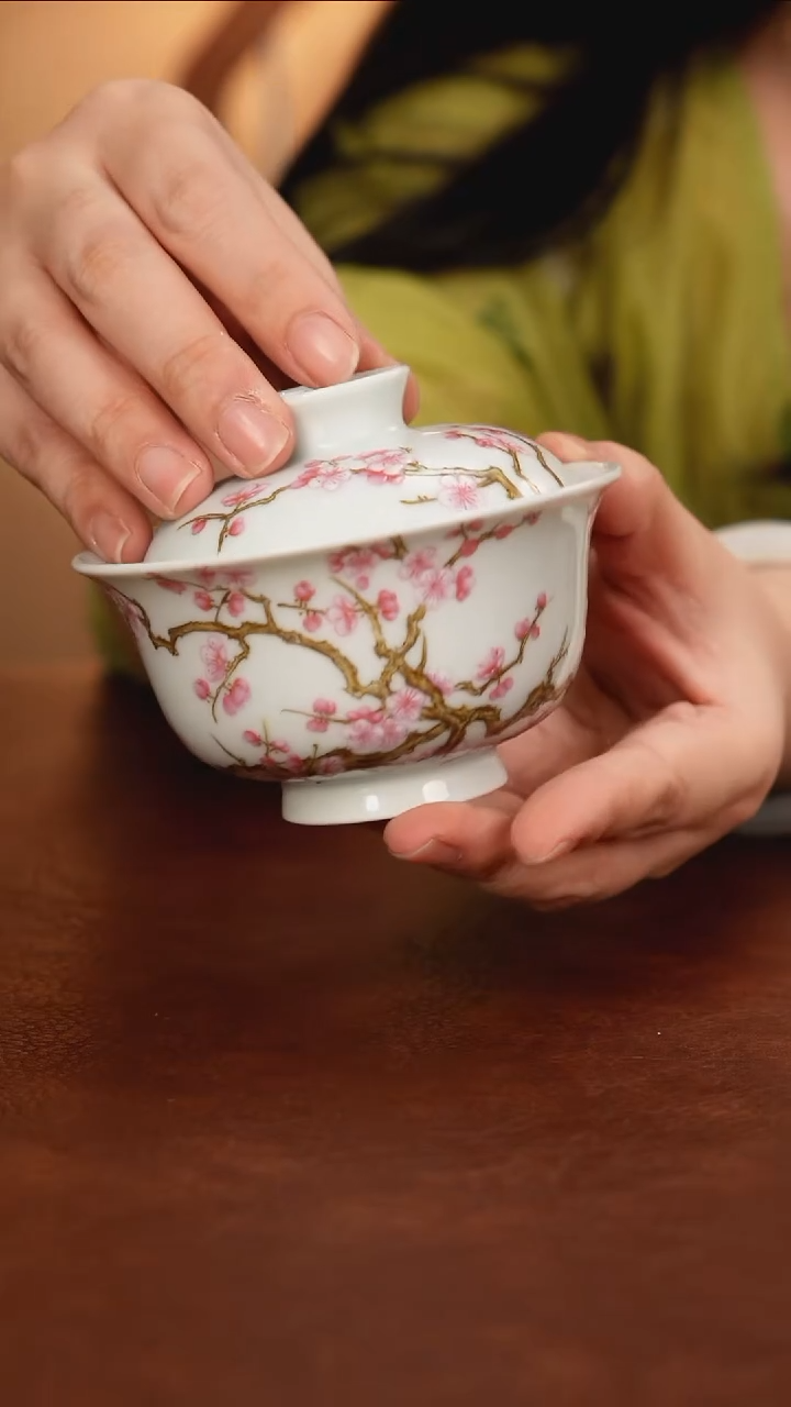 景德镇瓷器，青花瓷手绘茶具~