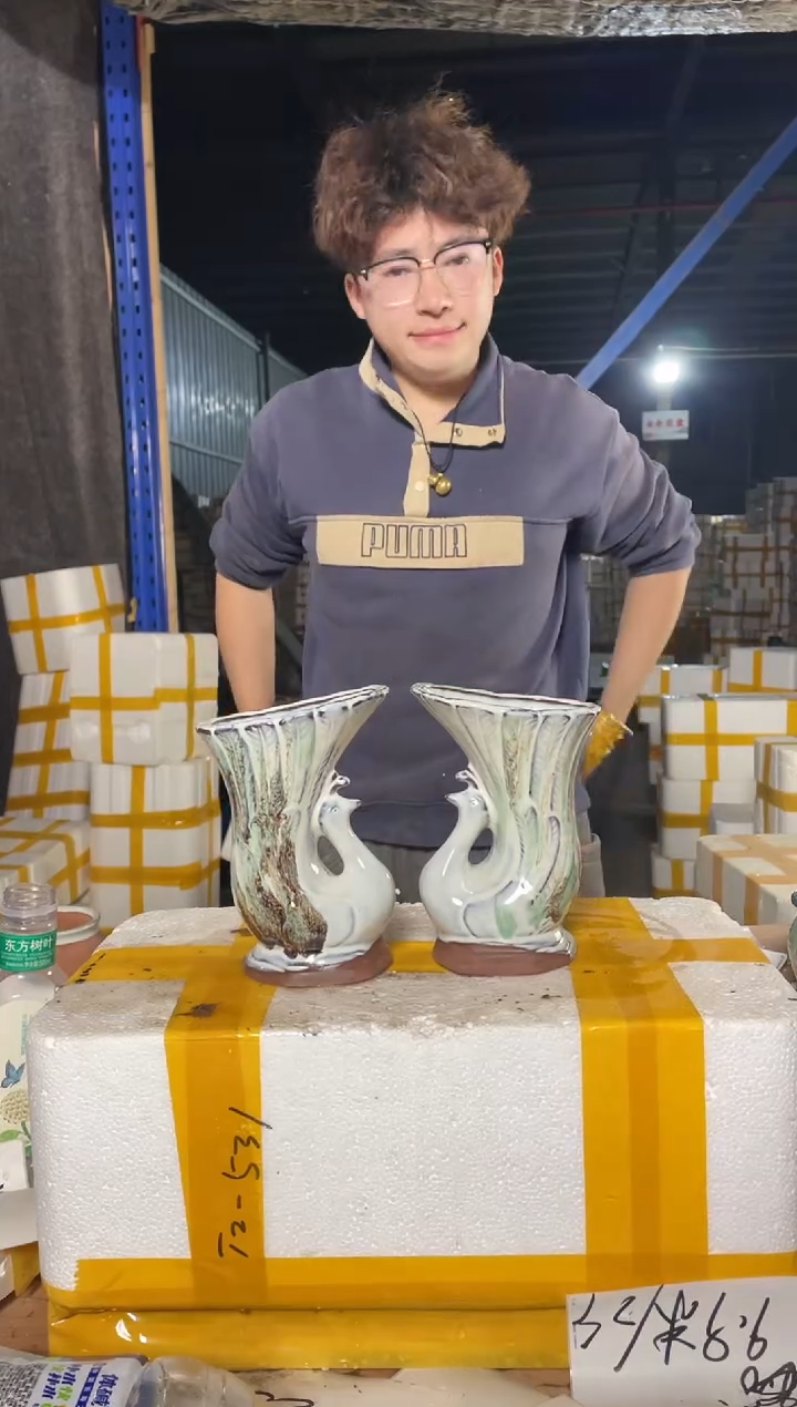 紫砂花盆宜兴紫砂粗陶花盆12-18