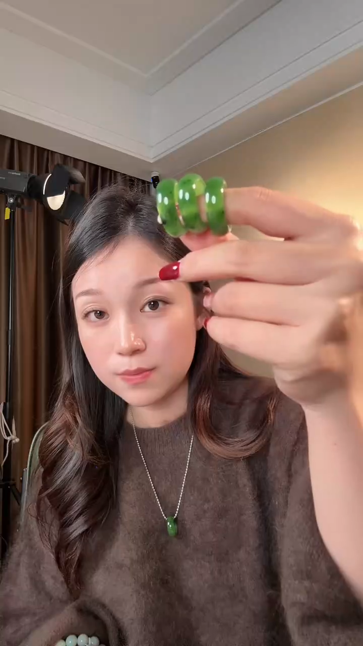 未镶嵌戒圈和田玉和田玉（多样性发货)@@50