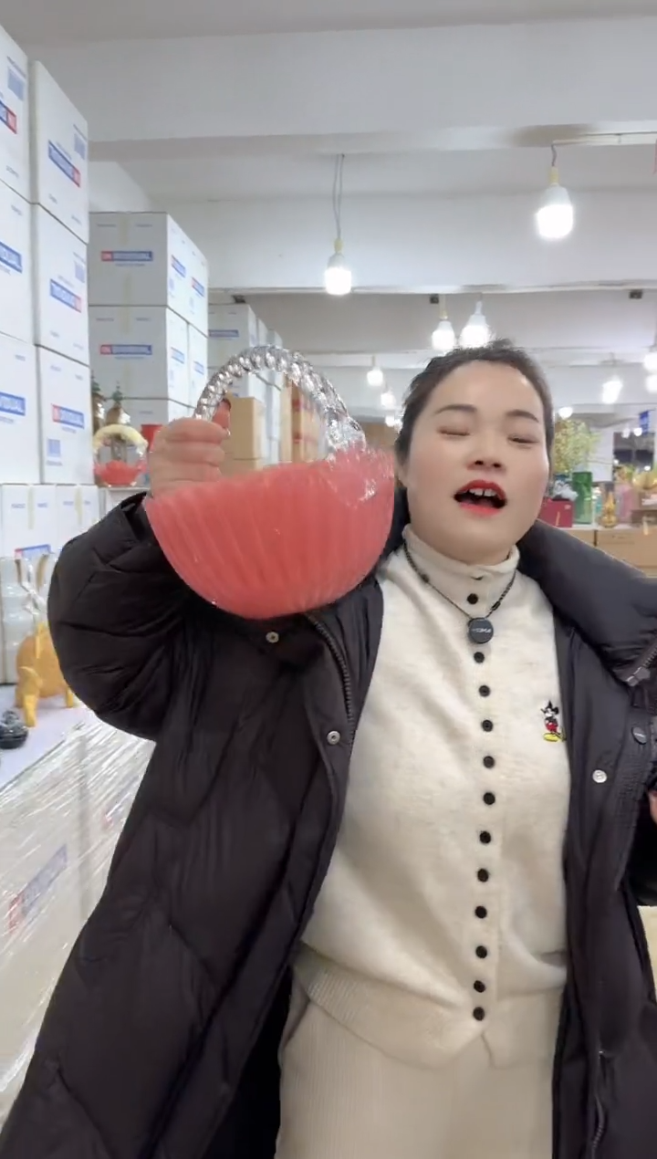 【闪购商品】无铅玻璃甄选花器-g-早9微瑕