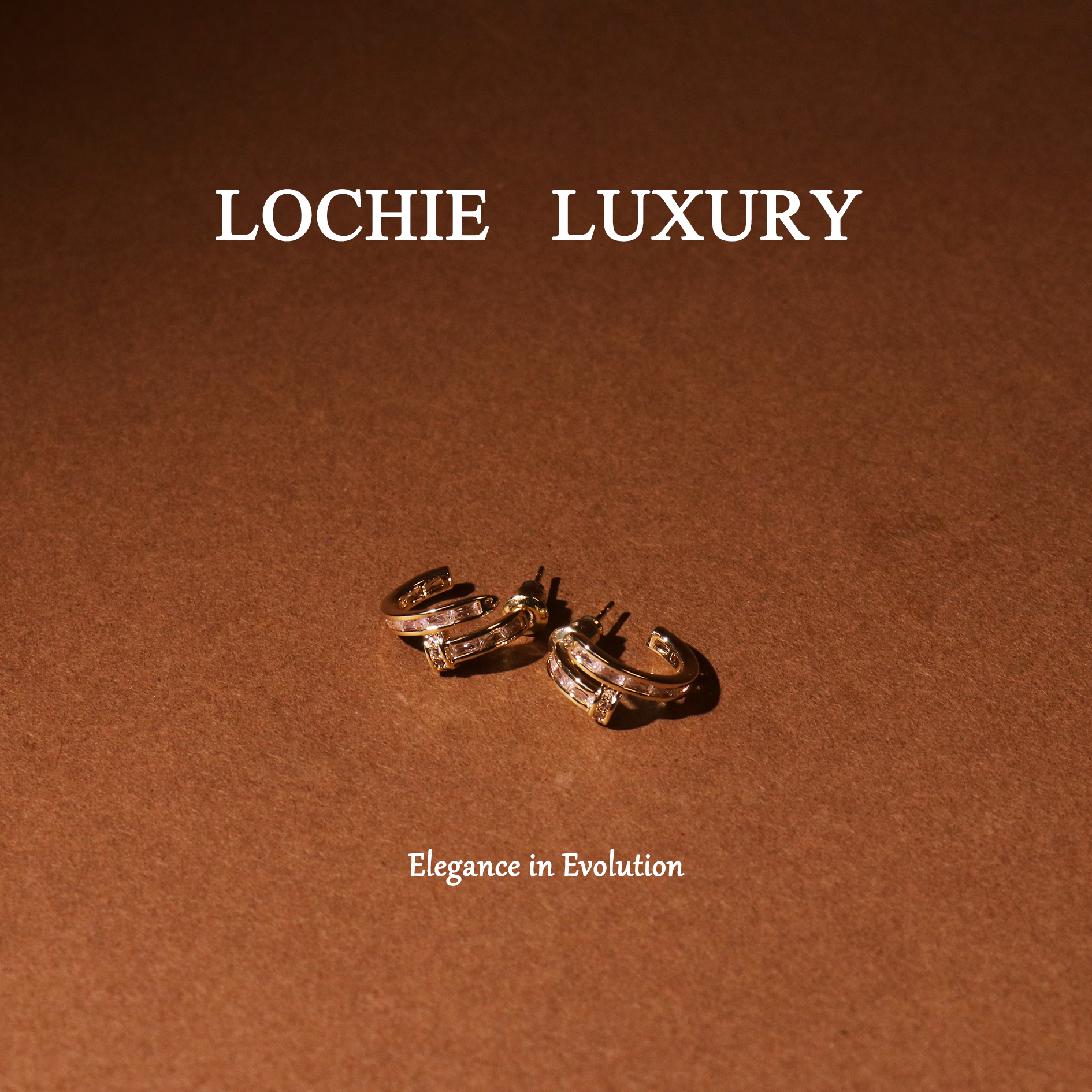 黄铜锆石耳饰 【月华流霜】L586法式经典设计师款轻奢螺丝钉耳钉