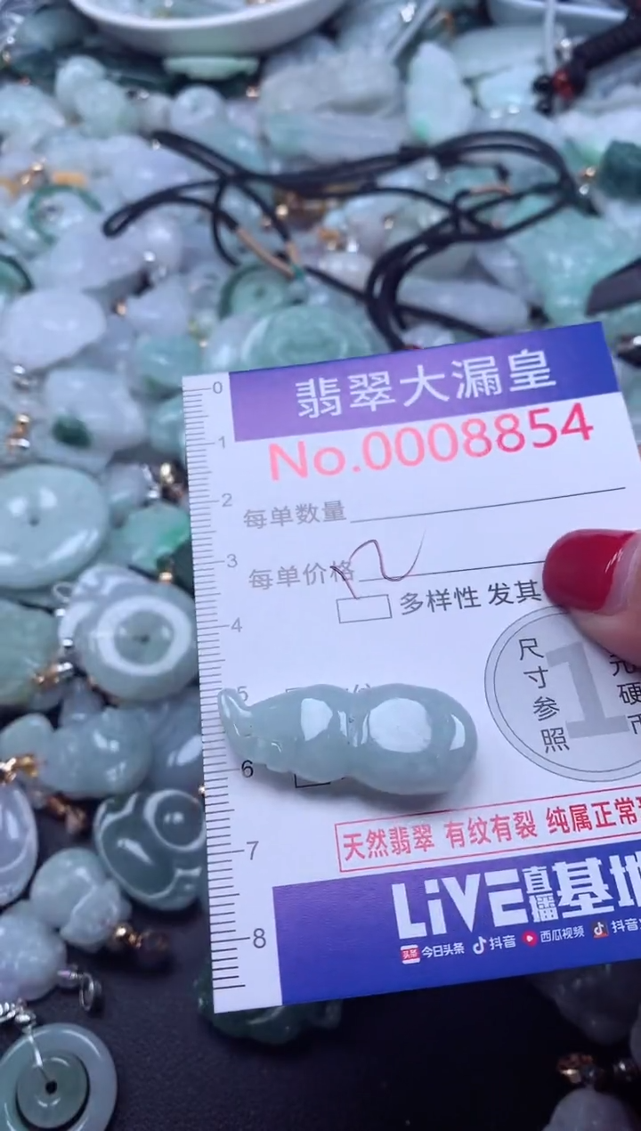 颈饰未镶嵌翡翠8854