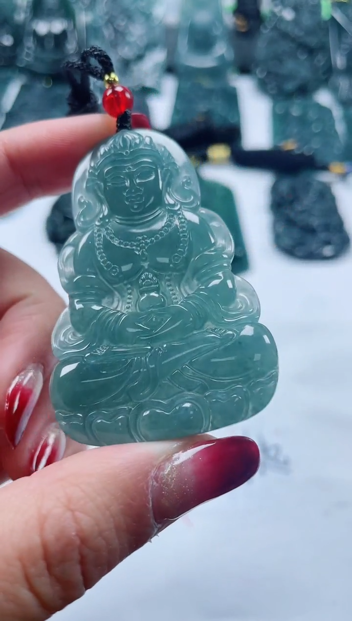 【闪购商品】翡翠颈饰未镶嵌多样性发货一件发货-度母观音