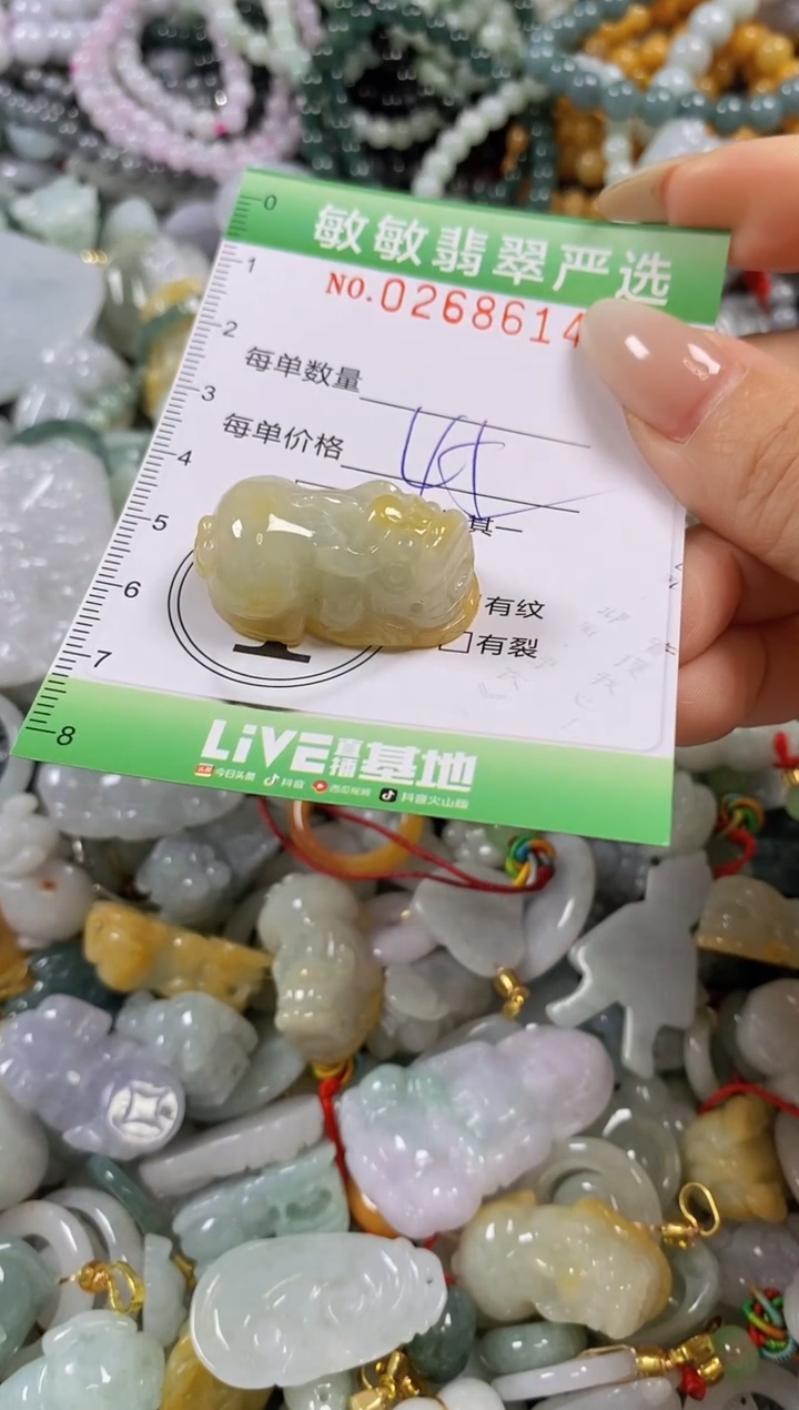 翡翠未镶嵌颈饰闪购0268614多样性发其一