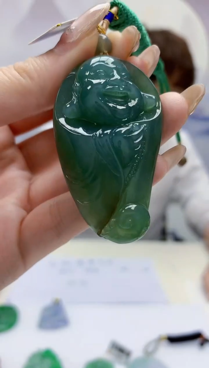 【闪购商品】定制翡翠未镶嵌 4868jw-毛货挂件9