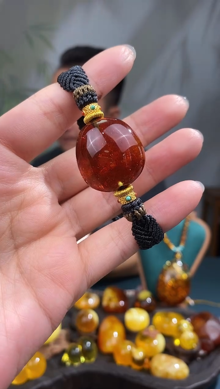 裸石琥珀未镶嵌包邮