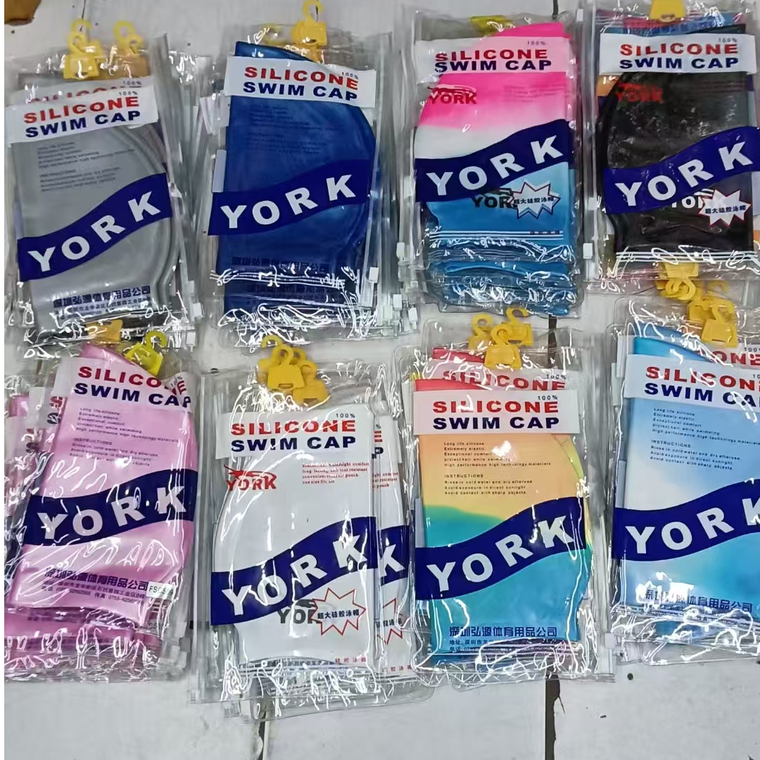 防水泳帽硅胶颜色如图