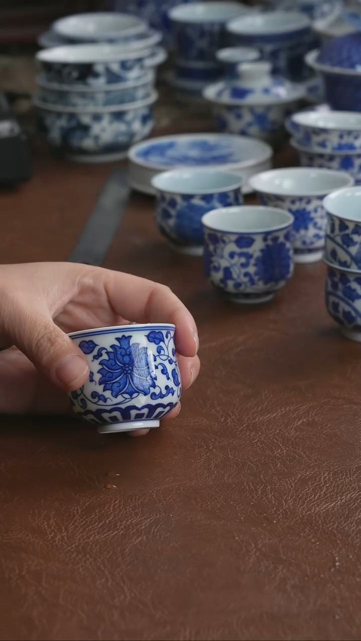 景德镇高端茶器景德镇墨奈手工手绘