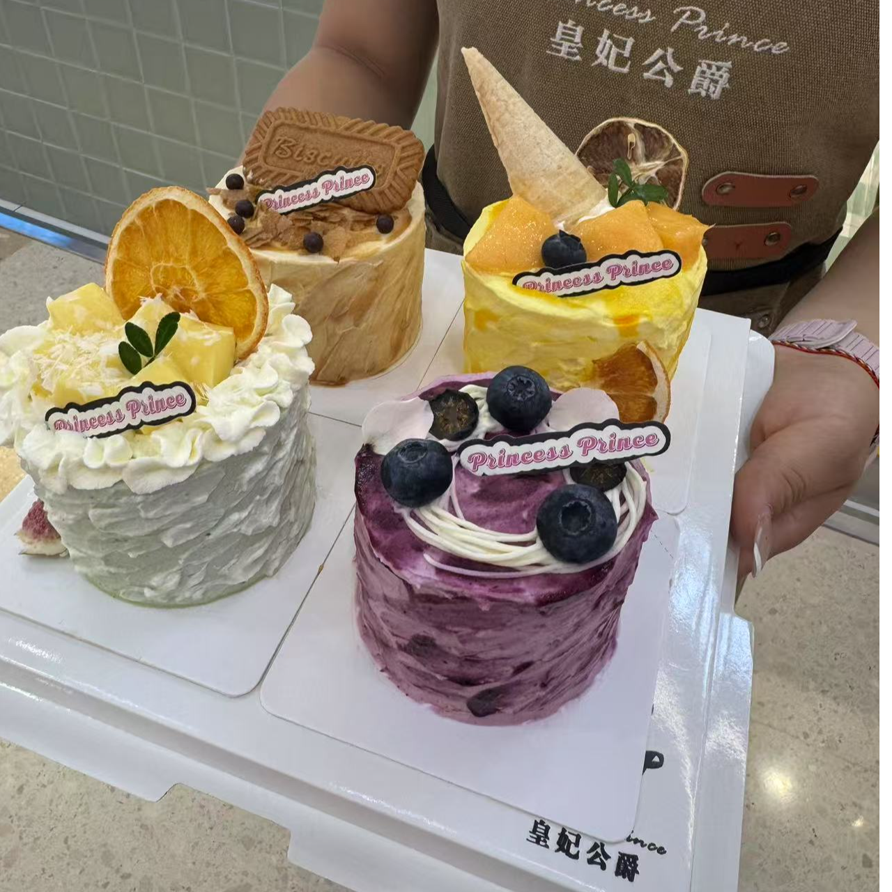 四拼口味小蛋糕