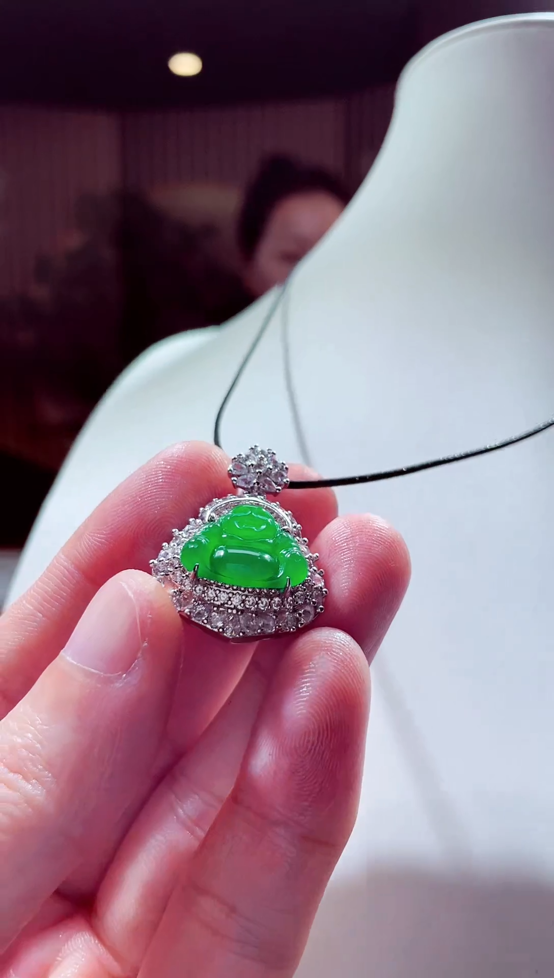 颈饰未镶嵌翡翠L-QJSX1208008多样性发其一